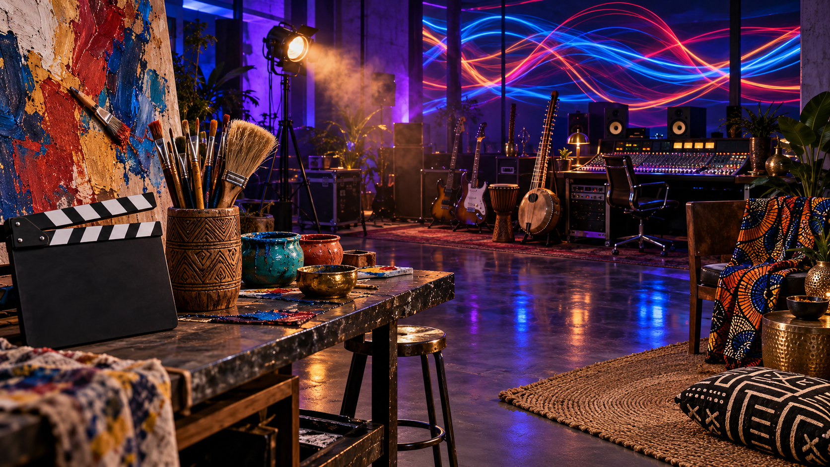 Music, film, fashion and creative production